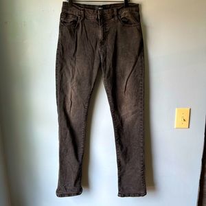 Mens Aeropostale Slim Faded Black Jeans 32/34